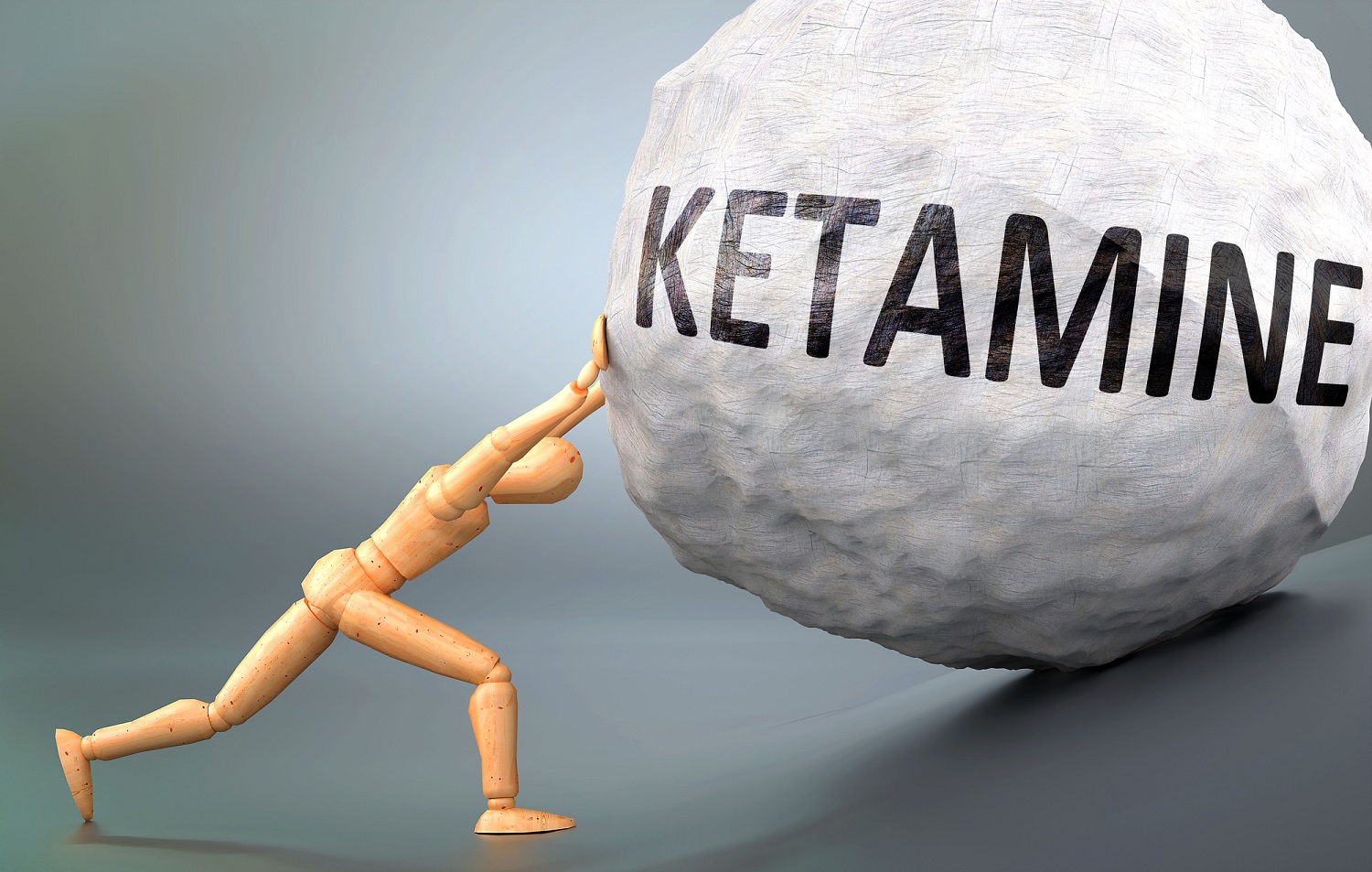 Ketamine anti-depressive effects